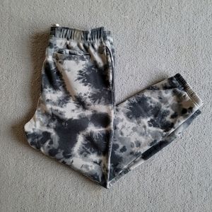 Grey and white mens sweatpants